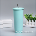 travel mug water bottle SS straw cup